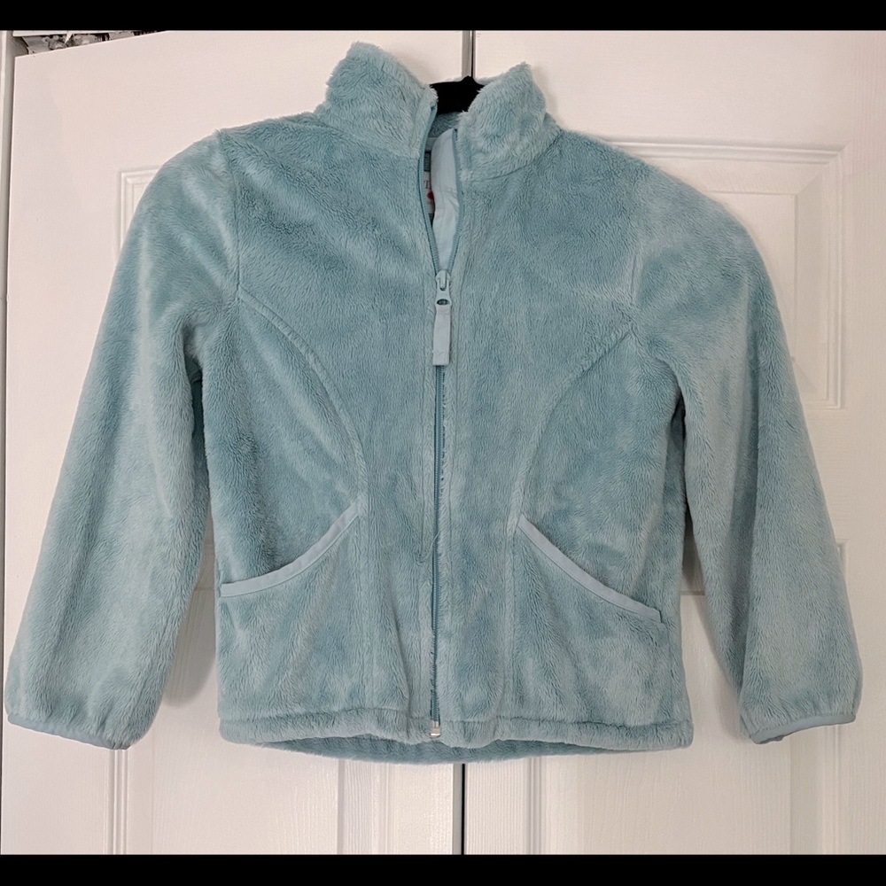 Children’s Place SÚPER SOFT Faux Fur Girl’s Jacket w/ Zipper, Size 5-6